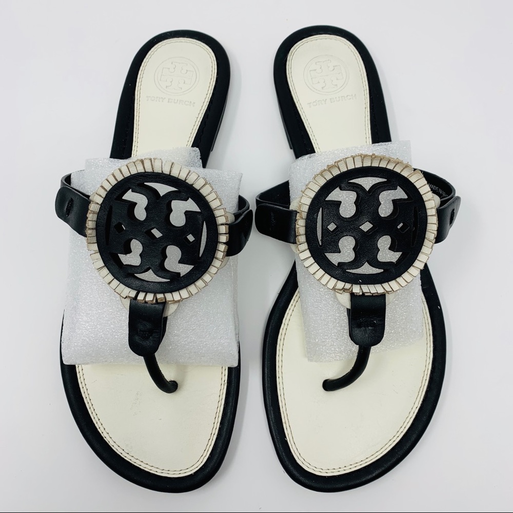 TORY BURCH AUTHENTIC FRINGE SANDALS